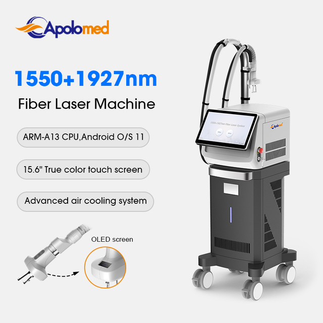 Équipement laser à fibre double onde 1550 nm + 1927 nm